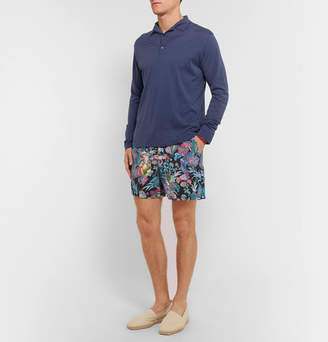 Etro Ponza Mid-Length Printed Shell Swim Shorts