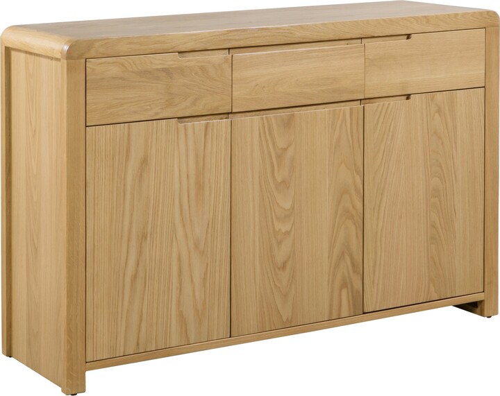 Dunelm Curve Oak Sideboard Brown ShopStyle