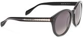 Thumbnail for your product : Alexander McQueen Spine Skull Round Sunglasses