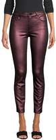 Thumbnail for your product : 7 For All Mankind Metallic Ankle Skinny Jeans