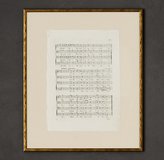 Thumbnail for your product : Restoration Hardware 18th C. English Sheet Music Art 7