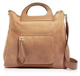 Thumbnail for your product : Max Mara Small Reversible Suede & Faux-Shearling Tote