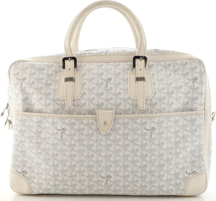 Goyard Ambassade Briefcase Coated Canvas MM - ShopStyle Satchels & Top  Handle Bags
