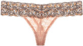 Thumbnail for your product : Wet Seal Floral Print Lace Thong