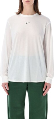 nike women's dri fit long sleeve cotton tee
