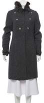 Thumbnail for your product : Brunello Cucinelli Fur-Accented Sweater Coat