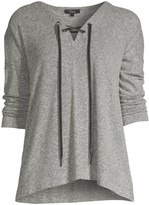 Thumbnail for your product : Rails Leigh Lace-Up Lounge Top