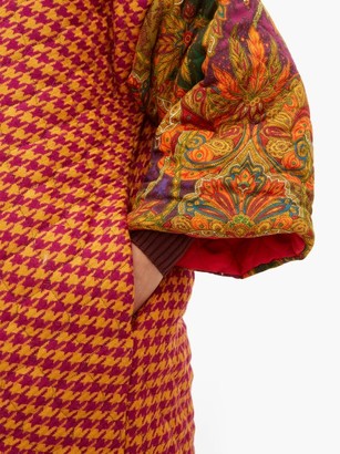 RIANNA + NINA Reversible Matelasse Wool And Silk Coat - Multi