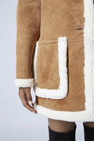 Thumbnail for your product : Topshop **shearling Car Coat