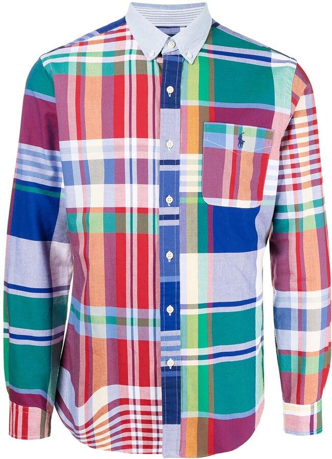 Polo Ralph Lauren checkprint Oxford shirt ShopStyle