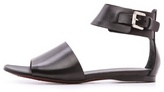 Thumbnail for your product : CNC Costume National Leather Sandals