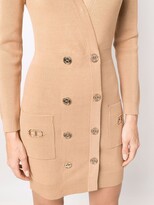 Thumbnail for your product : Elisabetta Franchi Double-Breasted Knitted Dress