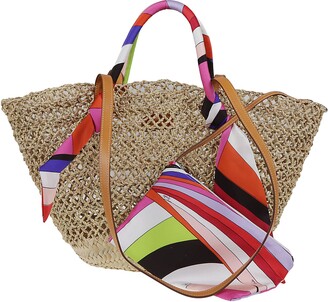 Pucci Basket Bag - Straw+twill - ShopStyle