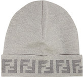 Thumbnail for your product : Fendi Logo wool beanie