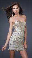 Thumbnail for your product : La Femme Daring Strapless Fitted Cocktail Dress 16137