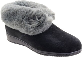 plush bootie slippers