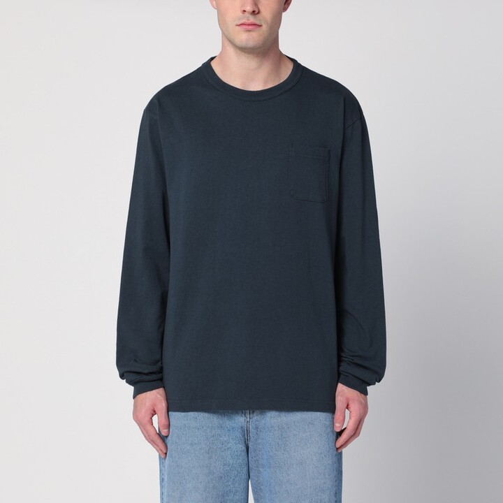 Champion Navy blue long-sleeved T-shirt