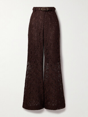 パンツ ZIMMERMANN Women Straight Pants 3590PSS252 CHCBAN Brown Zimmermann Lucky Relaxed Pants - Brown - Women