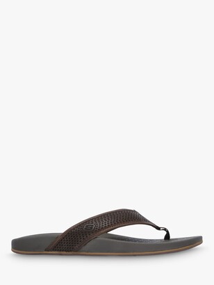 skechers men's jayline flip flop brown