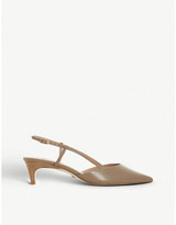Thumbnail for your product : Dune Cinnamon slingback faux-leather courts