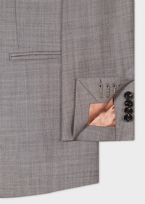 Paul Smith Women's Grey Marl Two-Button Wool Blazer