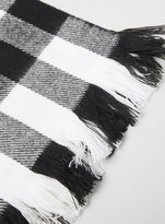 Thumbnail for your product : Topman Black and White Check Scarf