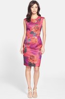 Thumbnail for your product : Trina Turk 'Delores' Floral Jacquard Sheath Dress