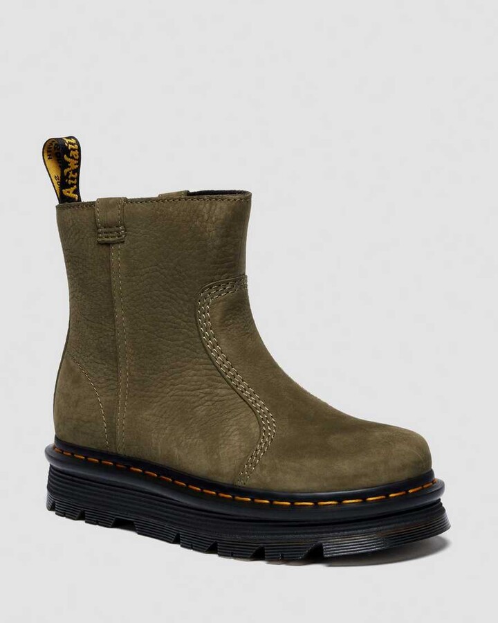 Zebzag Rigger Slip On Nubuck Boots