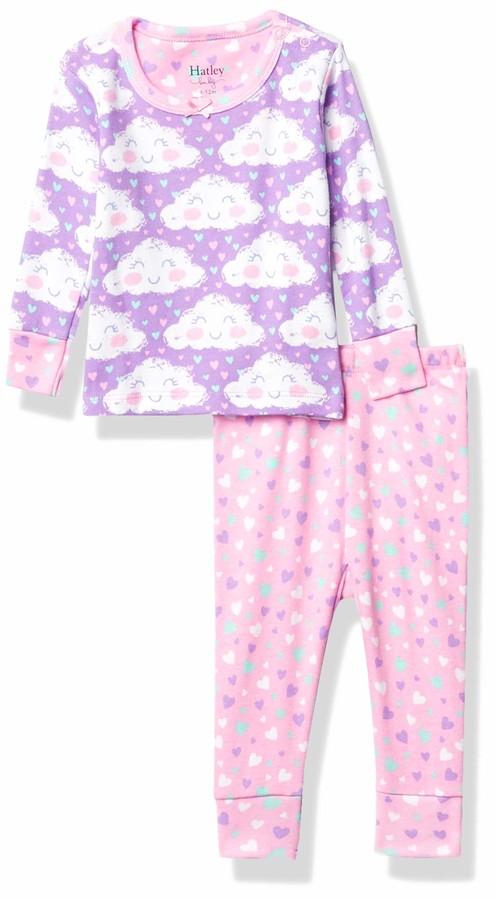 Hatley Mini Organic Cotton Long Sleeve Pyjama Sets Ensemble Bébé Fille 