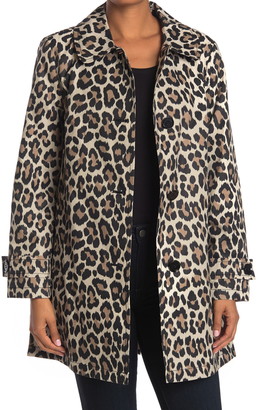 kate spade brushed leopard coat