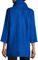 Thumbnail for your product : Caroline Rose Faux-Suede Long Shirt
