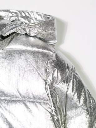 DKNY snap fastening padded jacket