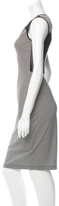 Gryphon Striped Knee-Length Dress