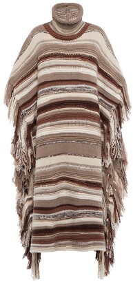 Chloé Cashmere-blend knitted poncho