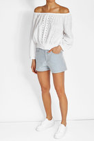 Thumbnail for your product : A.P.C. Striped Cotton Shorts