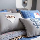 Thumbnail for your product : Pottery Barn Teen MLB Patch Standard Sham, Gray, Tigers Detroit