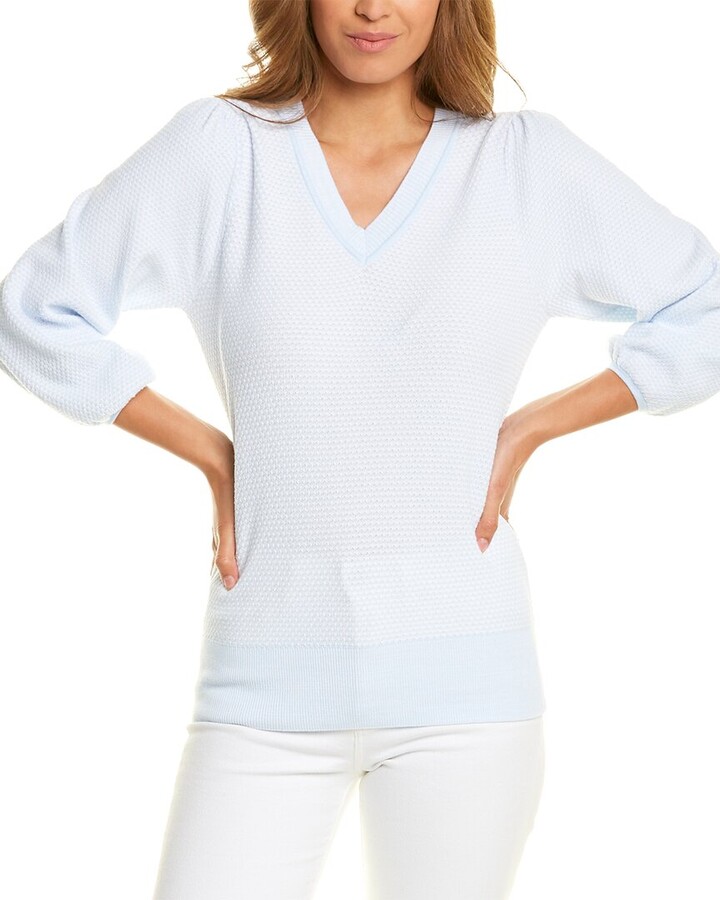 Design History Puff Sleeve Sweater ShopStyle