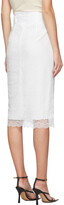 Thumbnail for your product : Commission SSENSE Exclusive White Lace Pencil Skirt