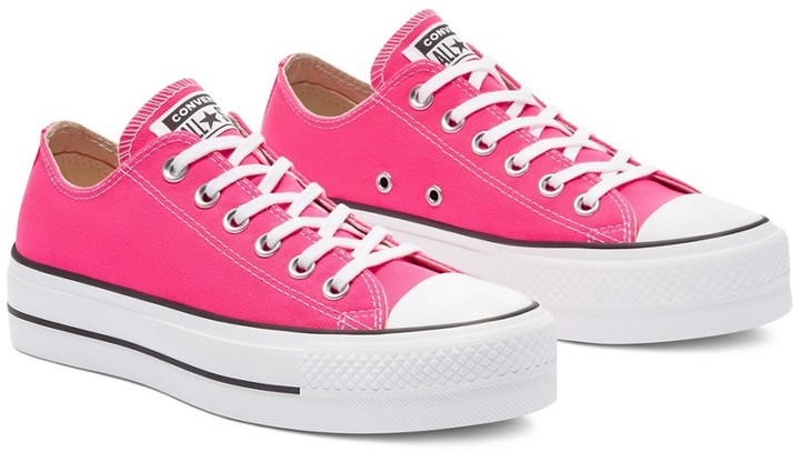 Converse Chuck Taylor All Star Lift Ox sneakers in hyper pink - ShopStyle