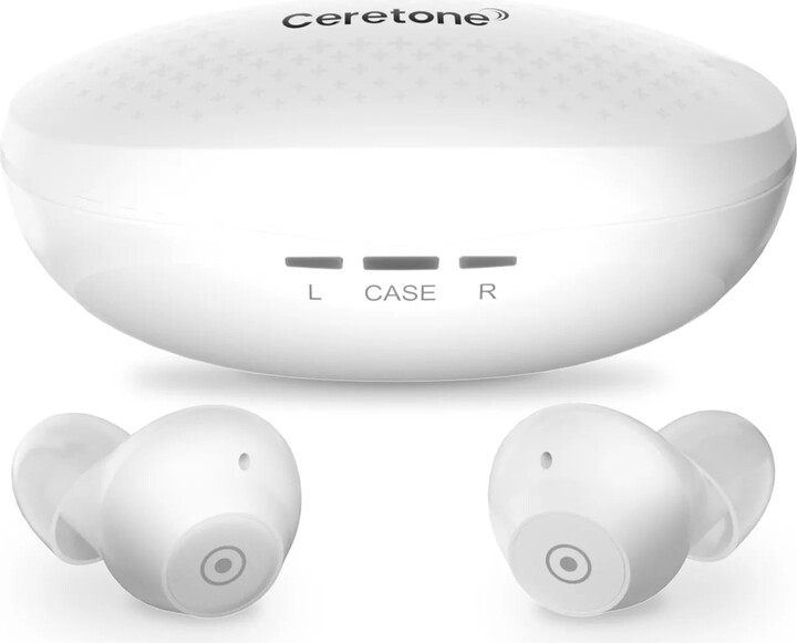 Ceretone Fusion In-the-Ear Rechargeable Discreet OTC Hearing Aids with Advanced Noise Reduction (CE-A61AT)