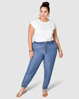 Thumbnail for your product : Something 4 Olivia Women's Blue Jogger Pants - Eleonora Jogger Pant