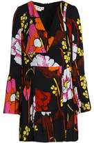 Thumbnail for your product : Marni Pleated Floral-print Crepe Tunic