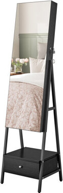 Led Mirror Jewelry Cabinet Standing