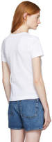 Thumbnail for your product : Comme des Garcons Play Play White Large Double Heart T-Shirt