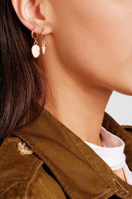 Isabel Marant Gold-tone Bone Earrings - one size