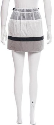 Balenciaga Colorblock Mini Skirt