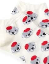 Thumbnail for your product : Forever 21 Puppies in Berets Ankle Socks
