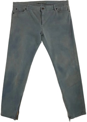 Superfine Grey Cotton - elasthane Jeans for Women