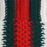 Thumbnail for your product : Gucci GUCCIIvory Wool Knitted Scarf