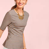 Thumbnail for your product : Talbots Stripe Peplum Top